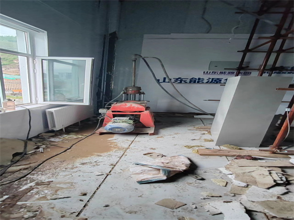 延寿地基基础下沉墙体裂缝加固注浆顶升施工