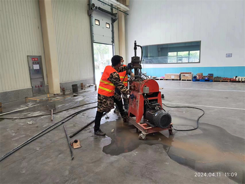 延寿厂房地面下沉塌陷注浆加固施工